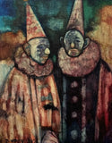 PORTRAIT OF TWO CLOWNS BY DIANE VIDITO (1963)