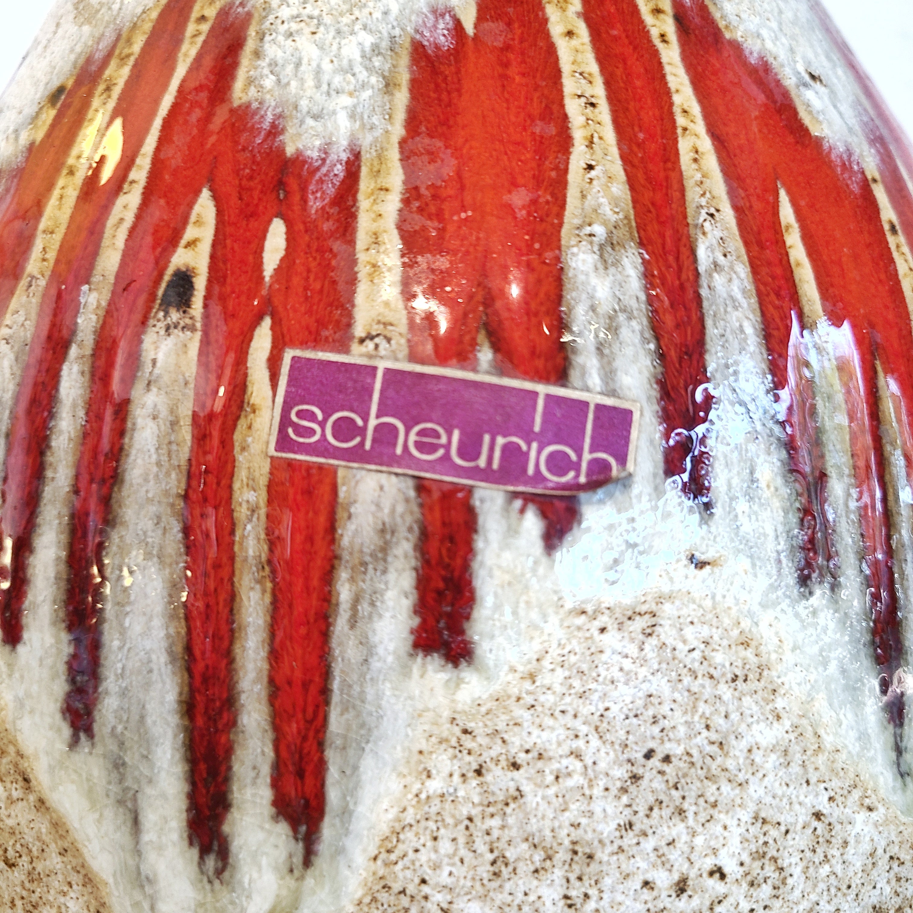 VIBRANT SCHEURICH ‘LORA’ FLOOR VASE Nr. 290/40