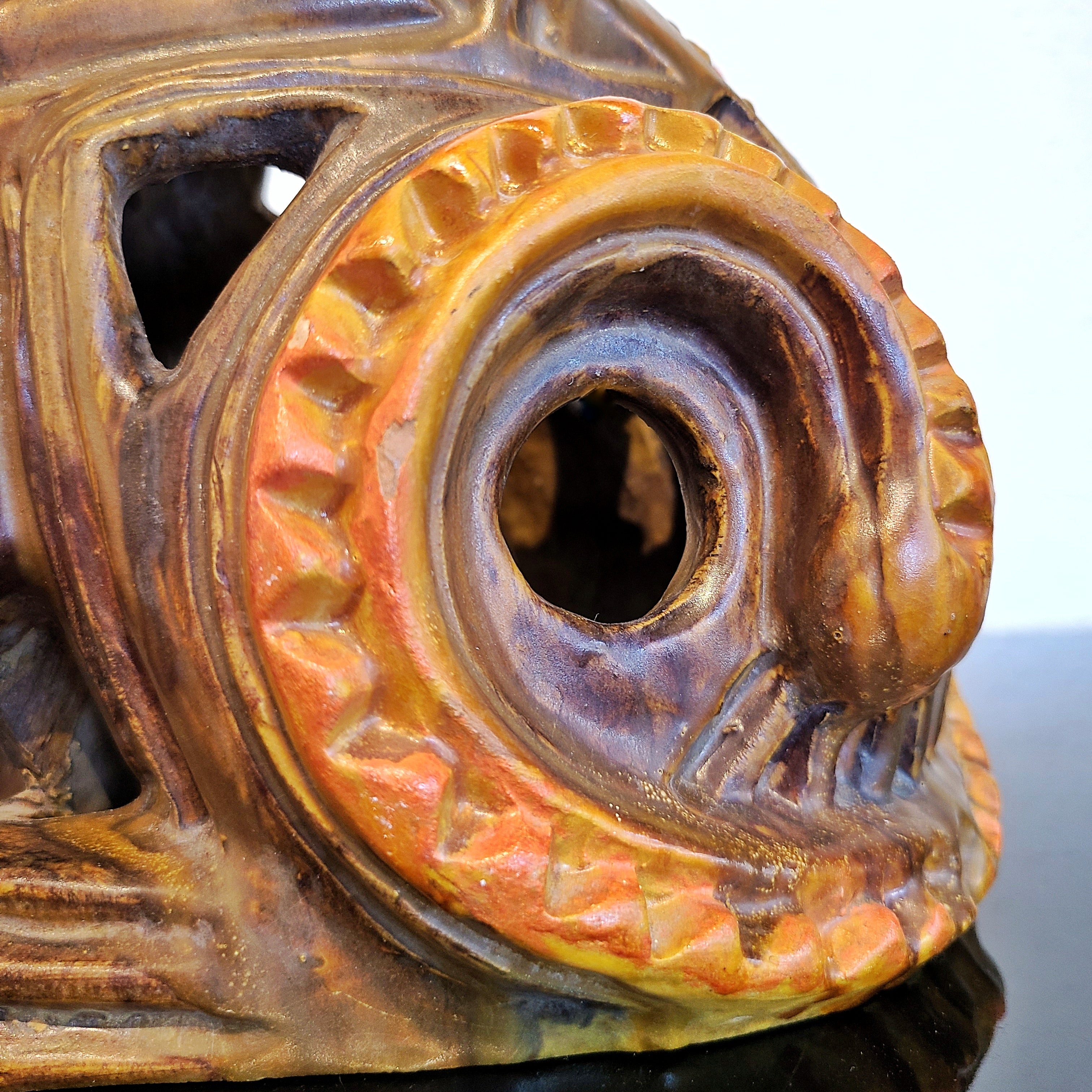 LARGE ABSTRACT CAT SCULPTURE BY ALVINO BAGNI (ITALY)