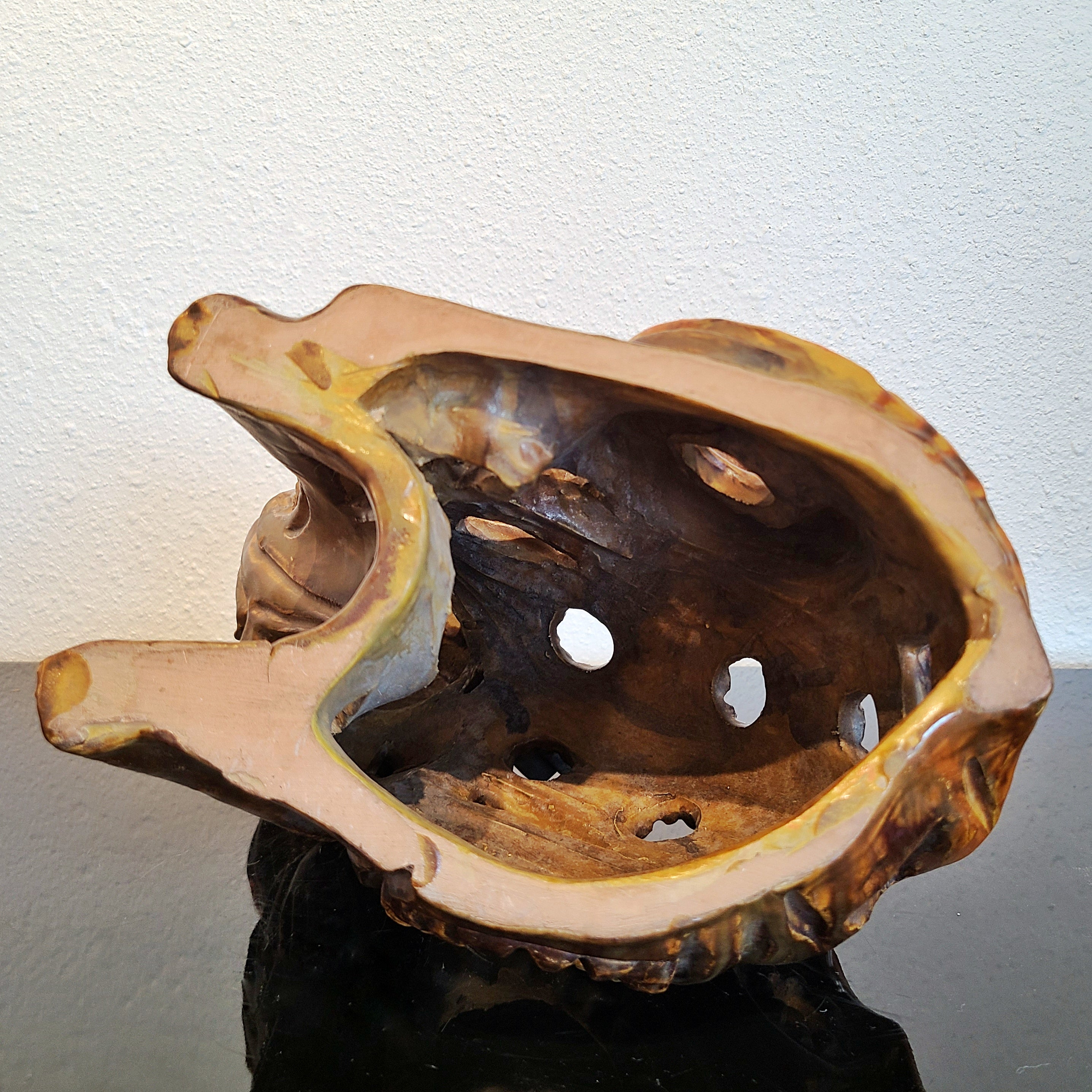 LARGE ABSTRACT CAT SCULPTURE BY ALVINO BAGNI (ITALY)