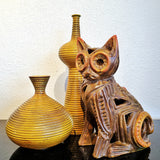 LARGE ABSTRACT CAT SCULPTURE BY ALVINO BAGNI (ITALY)