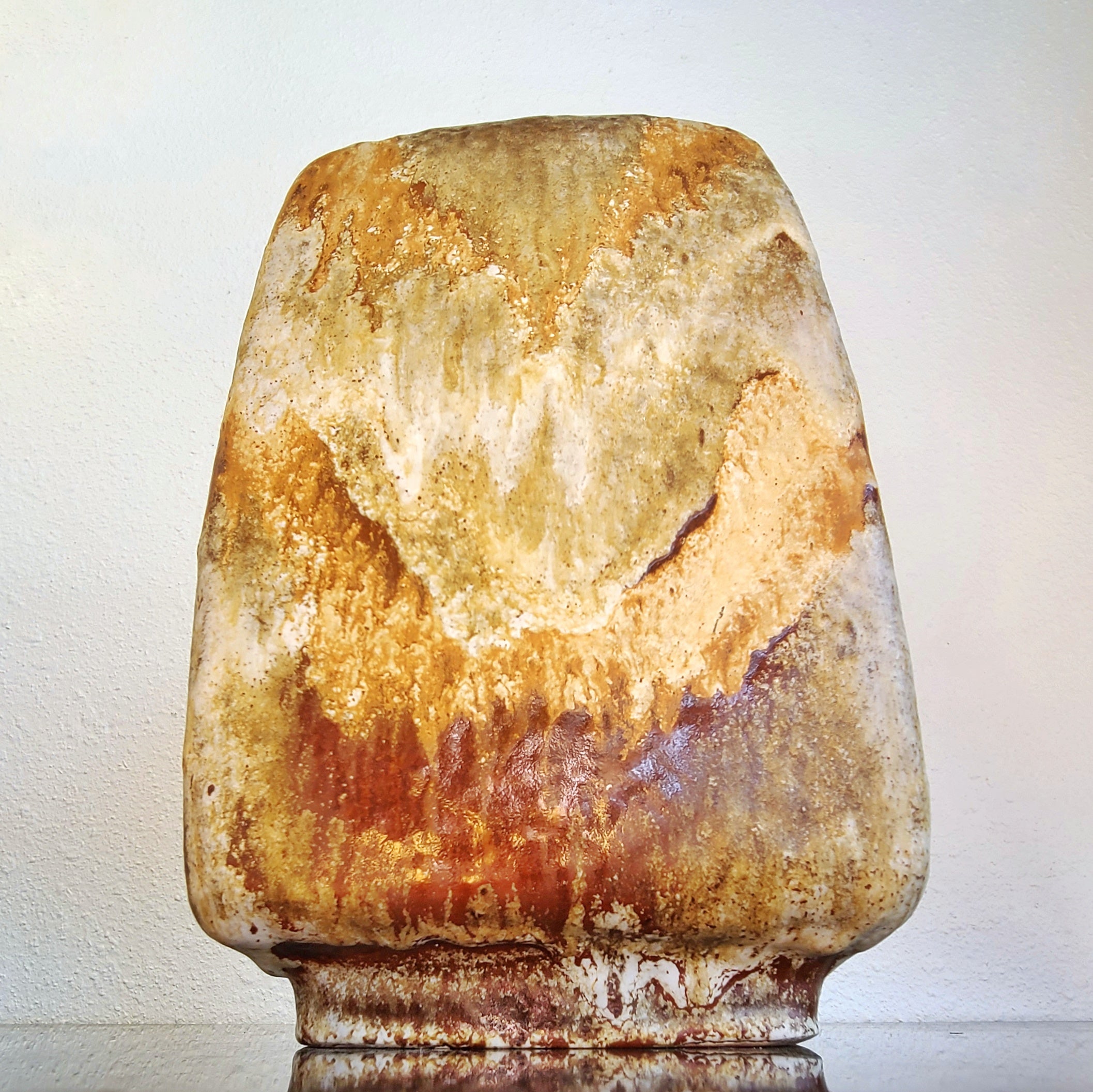 TALL RUSCHA KERAMIK BOX VASE Nr. 873