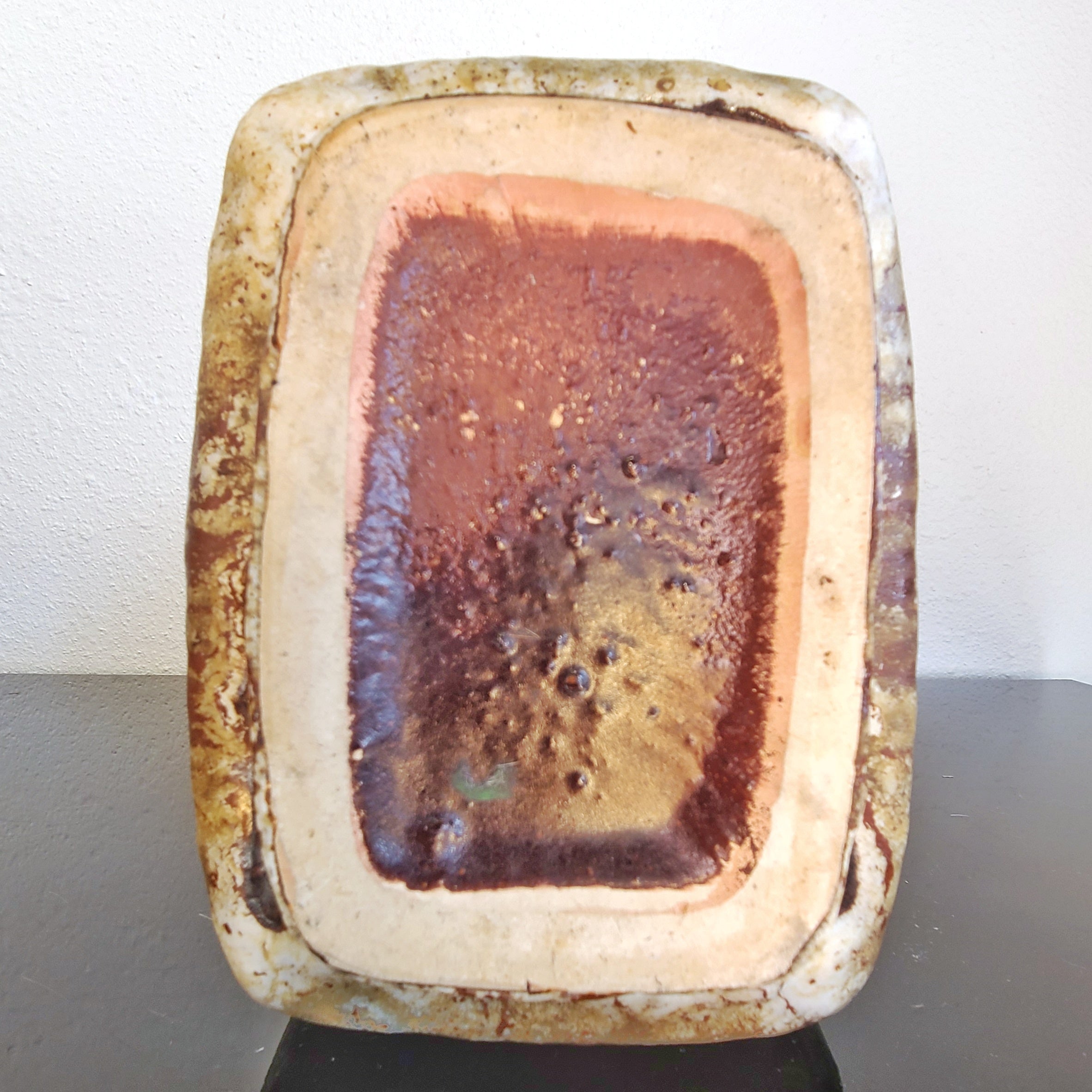 TALL RUSCHA KERAMIK BOX VASE Nr. 873