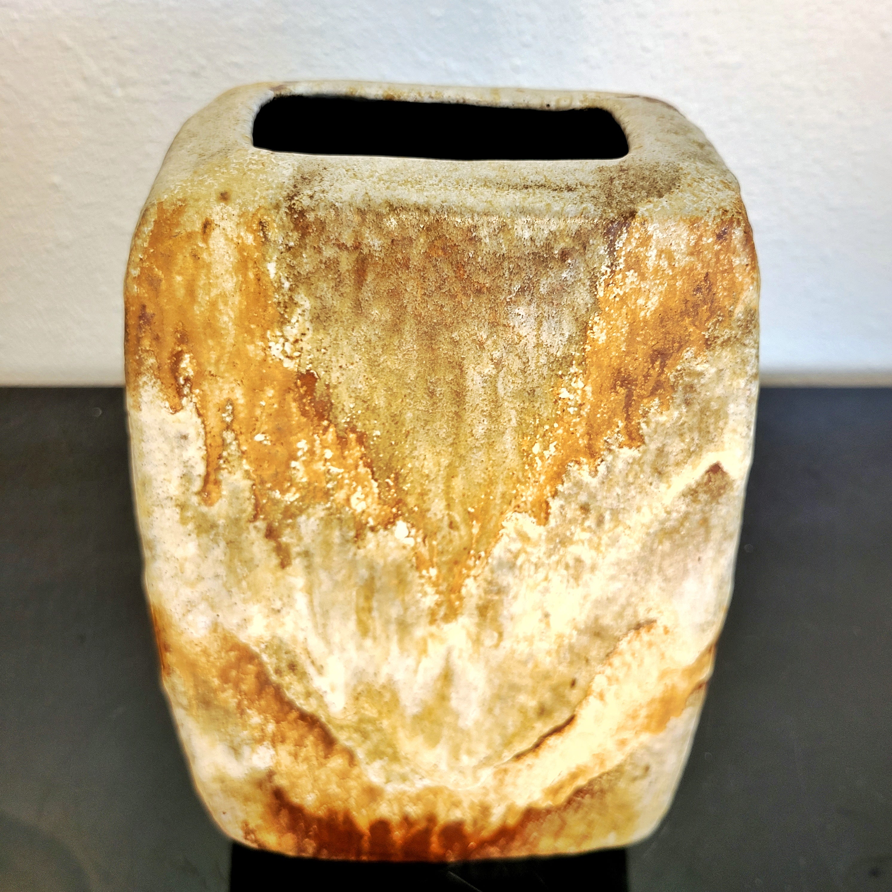 TALL RUSCHA KERAMIK BOX VASE Nr. 873