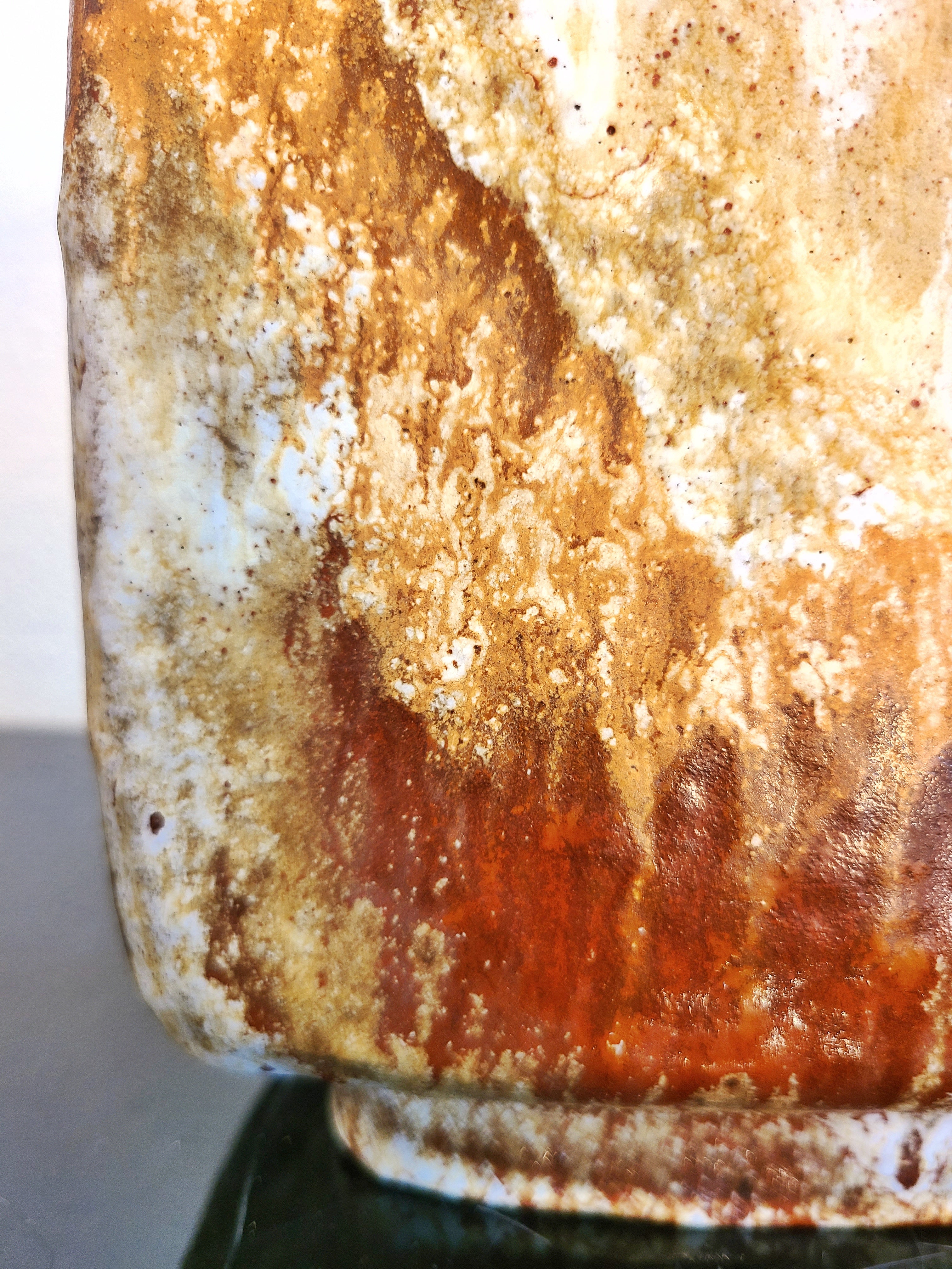 TALL RUSCHA KERAMIK BOX VASE Nr. 873