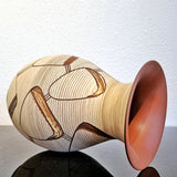SAWA KERAMIK ‘TORINO’ DÉCOR “KLINKER” VASE Nr. 209/25