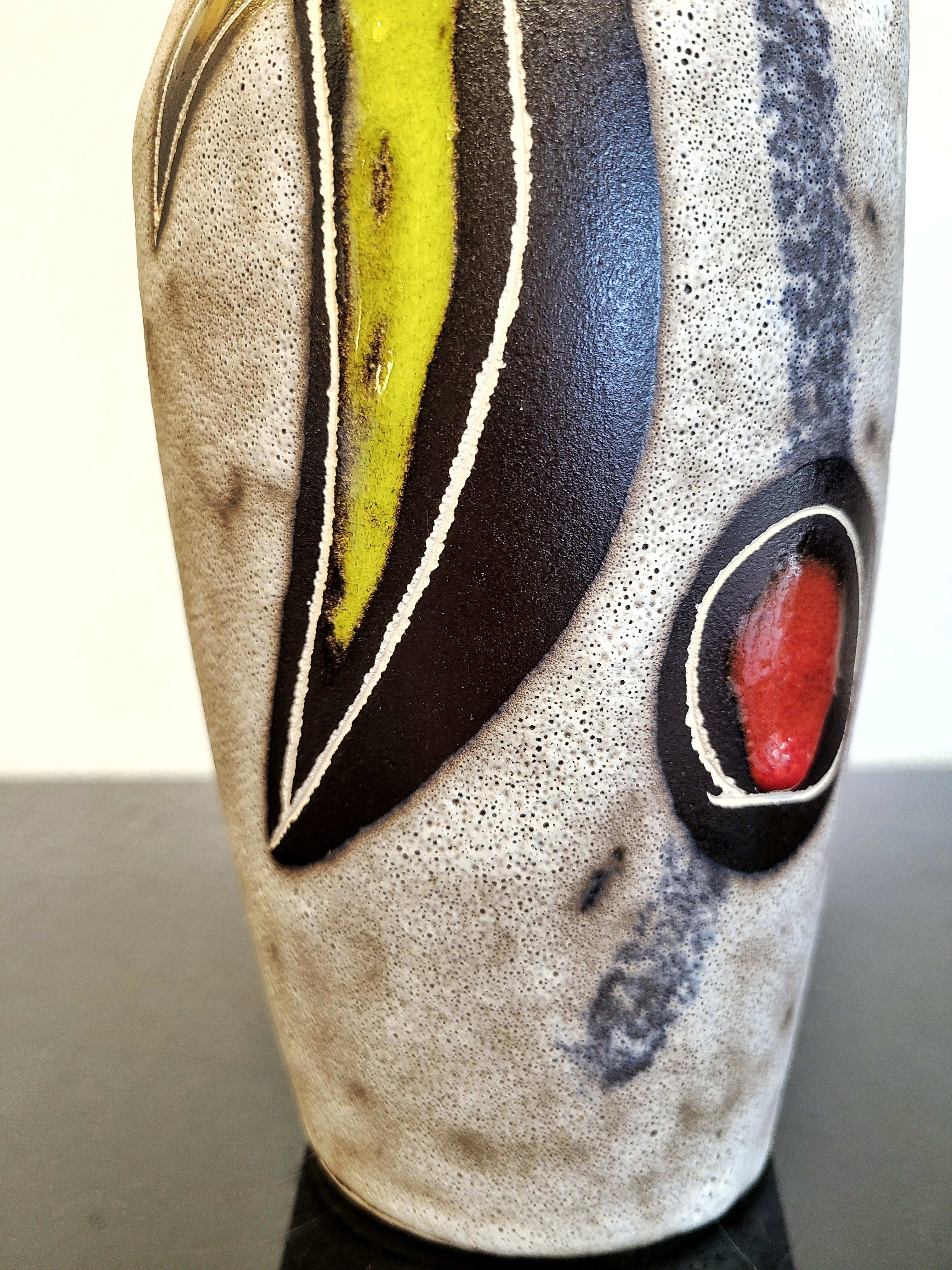 TALL SCHEURICH FRUIT MOTIF PITCHER VASE Nr. 403/35