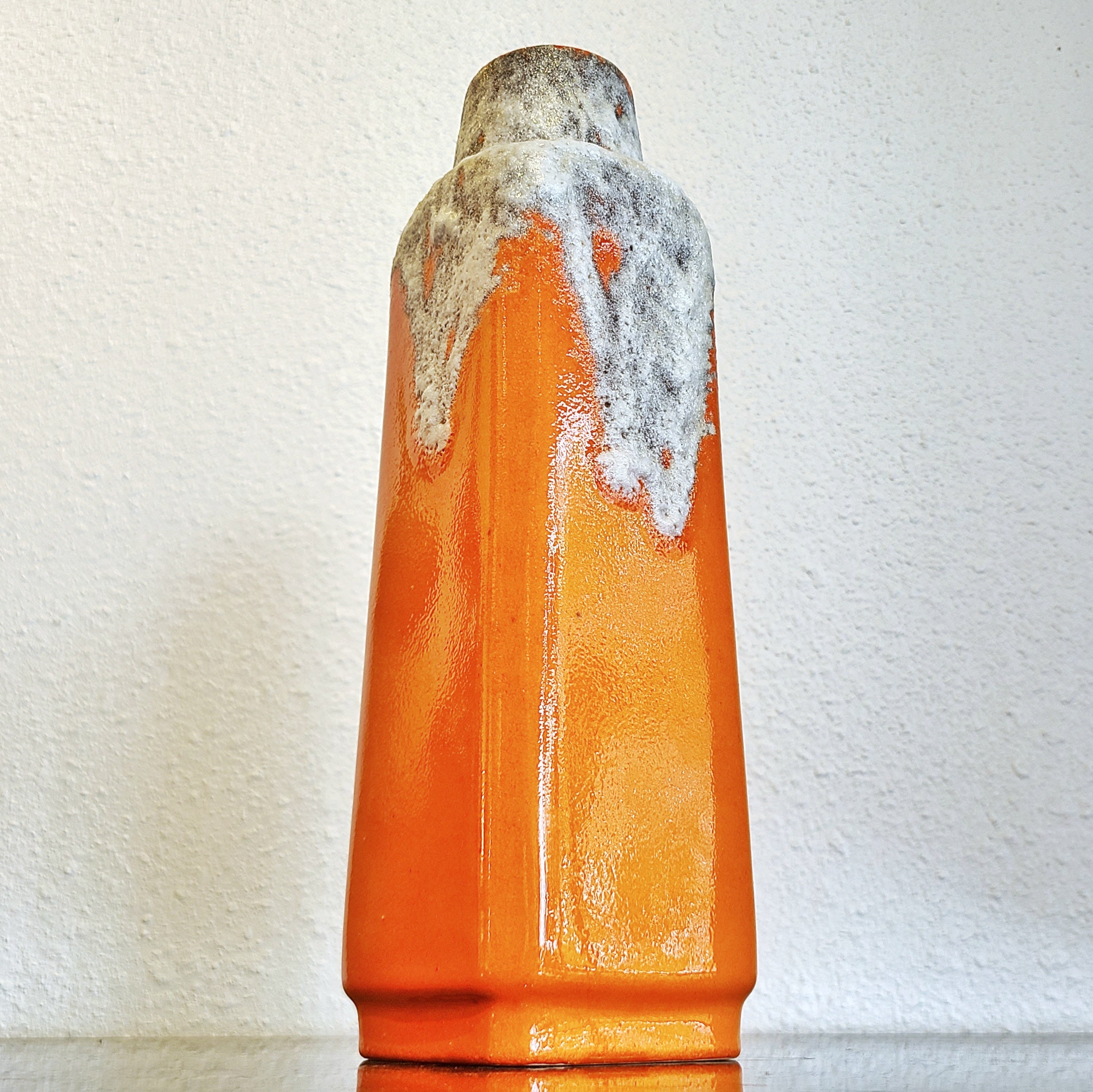 TANGERINE Ü-KERAMIK FAT LAVA VASE Nr. 1438/30