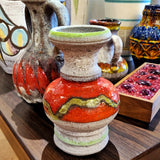 RED AND GREEN Ü-KERAMIK ‘STUDIO LINE’ VASE