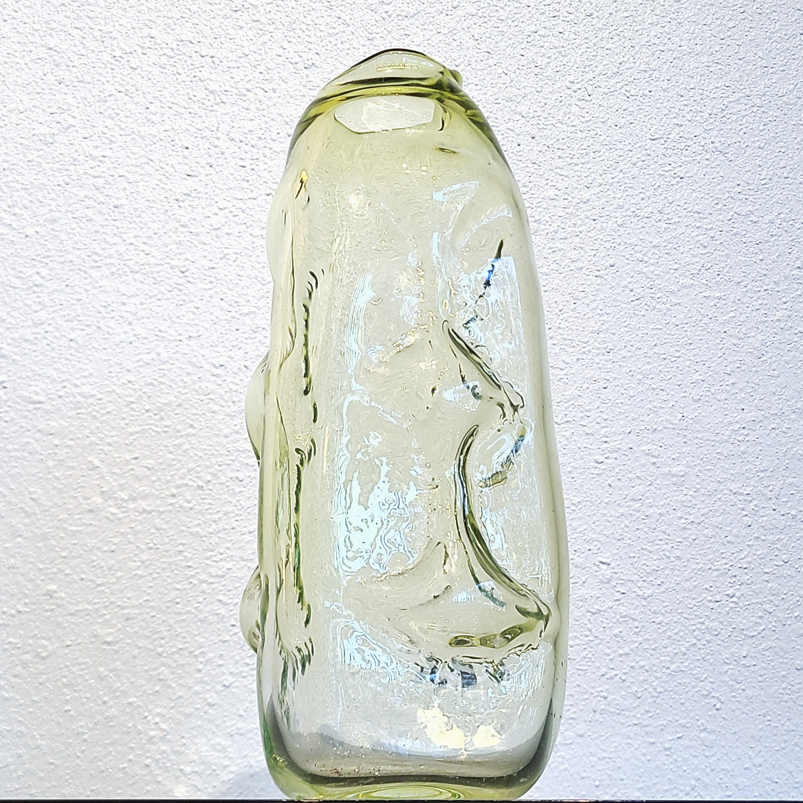 RARE WAYNE HUSTED BIOMORPHIC GLASS VASE Nr. 5422 FOR BLENKO