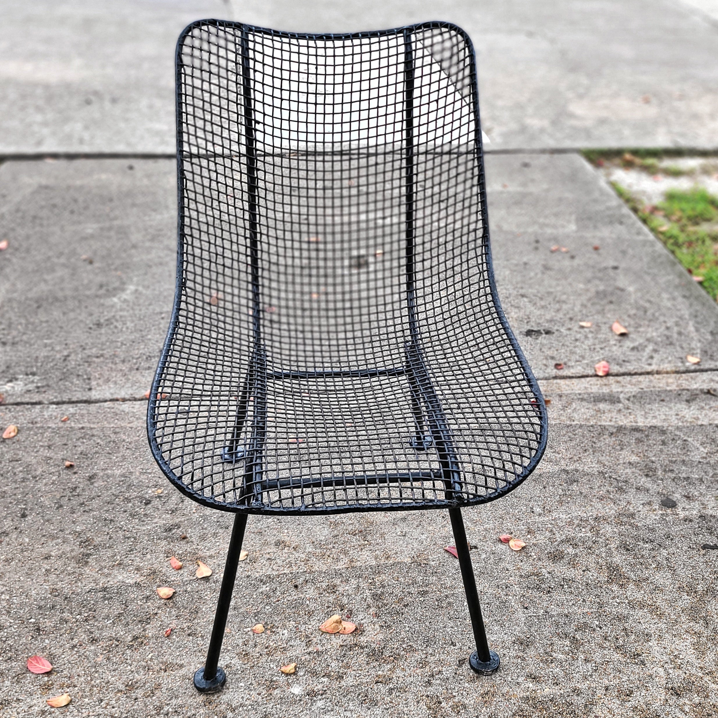 LOW ‘SCULPTURA’ SIDE CHAIRS BY RUSSEL WOODARD FOR WOODARD FURNITURE