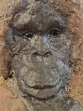 GERMAN STUDIO POTTERY GORILLA SCULPTURE