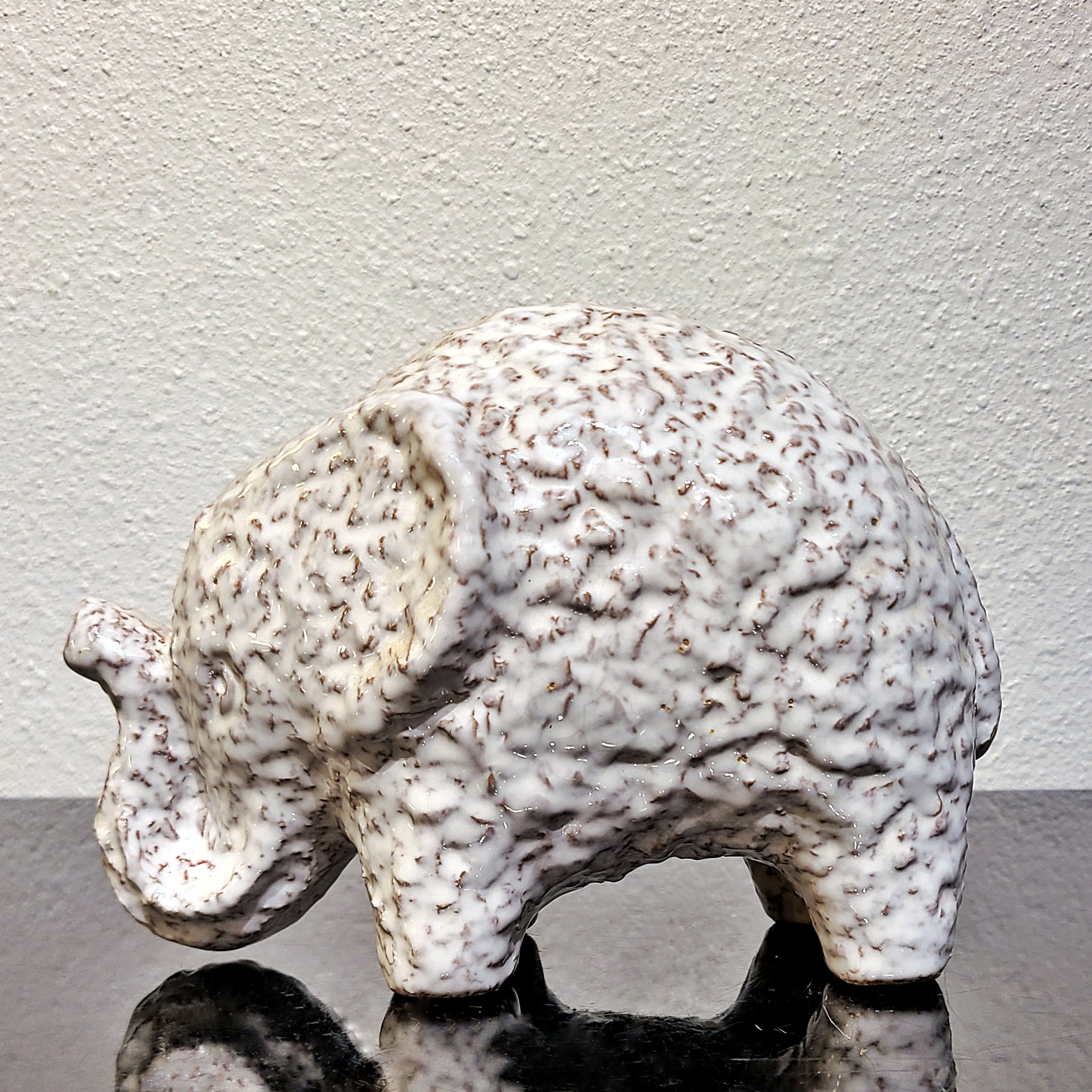 CHUNKY WHITE ELEPHANT BY ALDO LONDI FOR BITOSSI