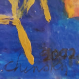 ‘AFTER HOURS SESSION’ MIXED MEDIA ON RAG PAPER BY SHERMAN CHINSKY (2002)