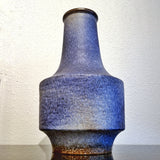 LARGE BLUE AND WHITE FRITZ VAN DAALEN FLO0R VASE Nr. 194/45