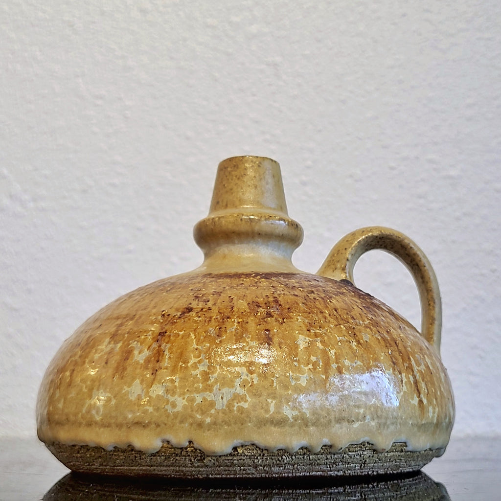 【VINTAGE】 NEMADU POTTERY 陶器　花器 VINTAGE】Nemadji Pottery Flower Base ”Made In USA