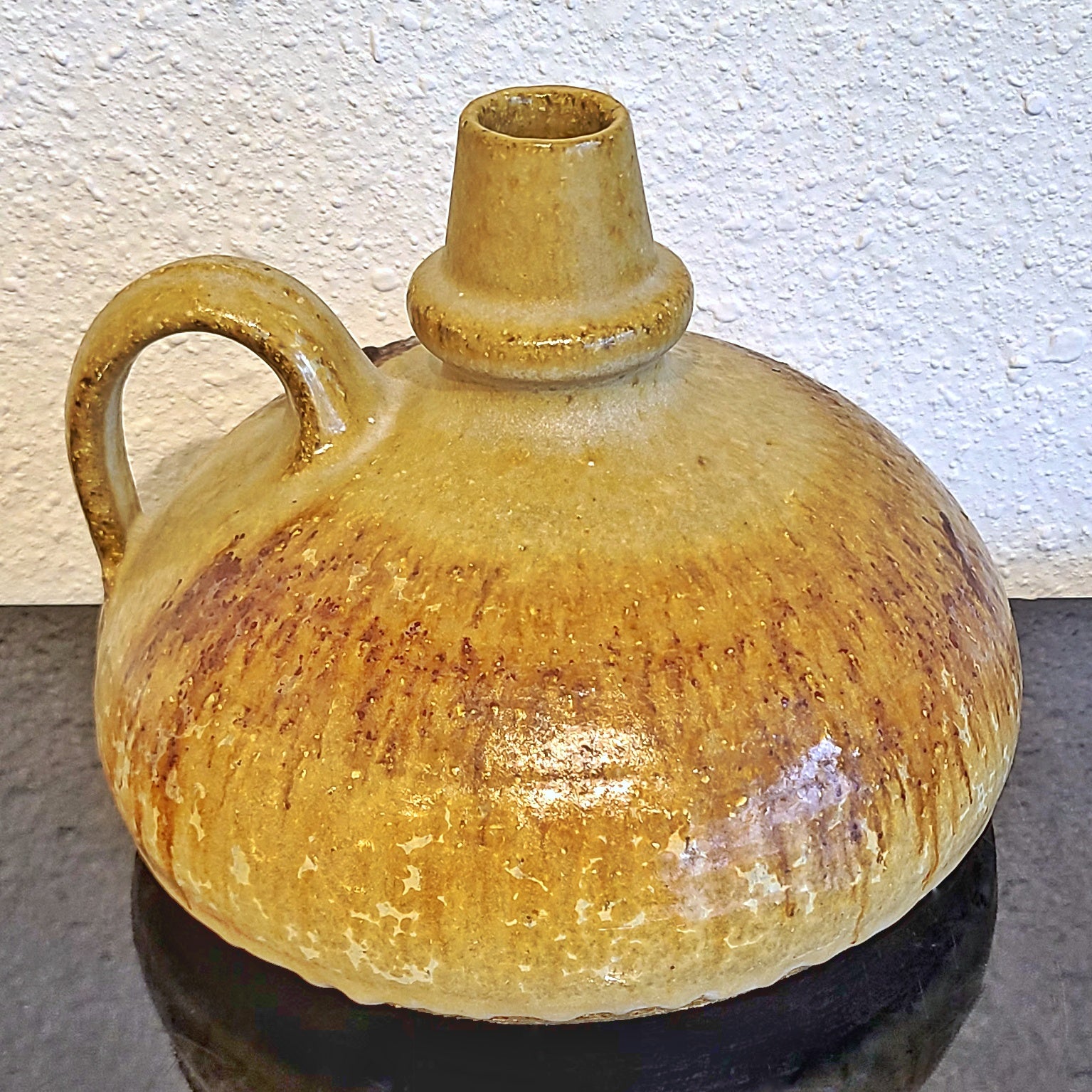 RUDI STAHL STUDIO POTTERY “UFO” VASE Nr. 7038/12
