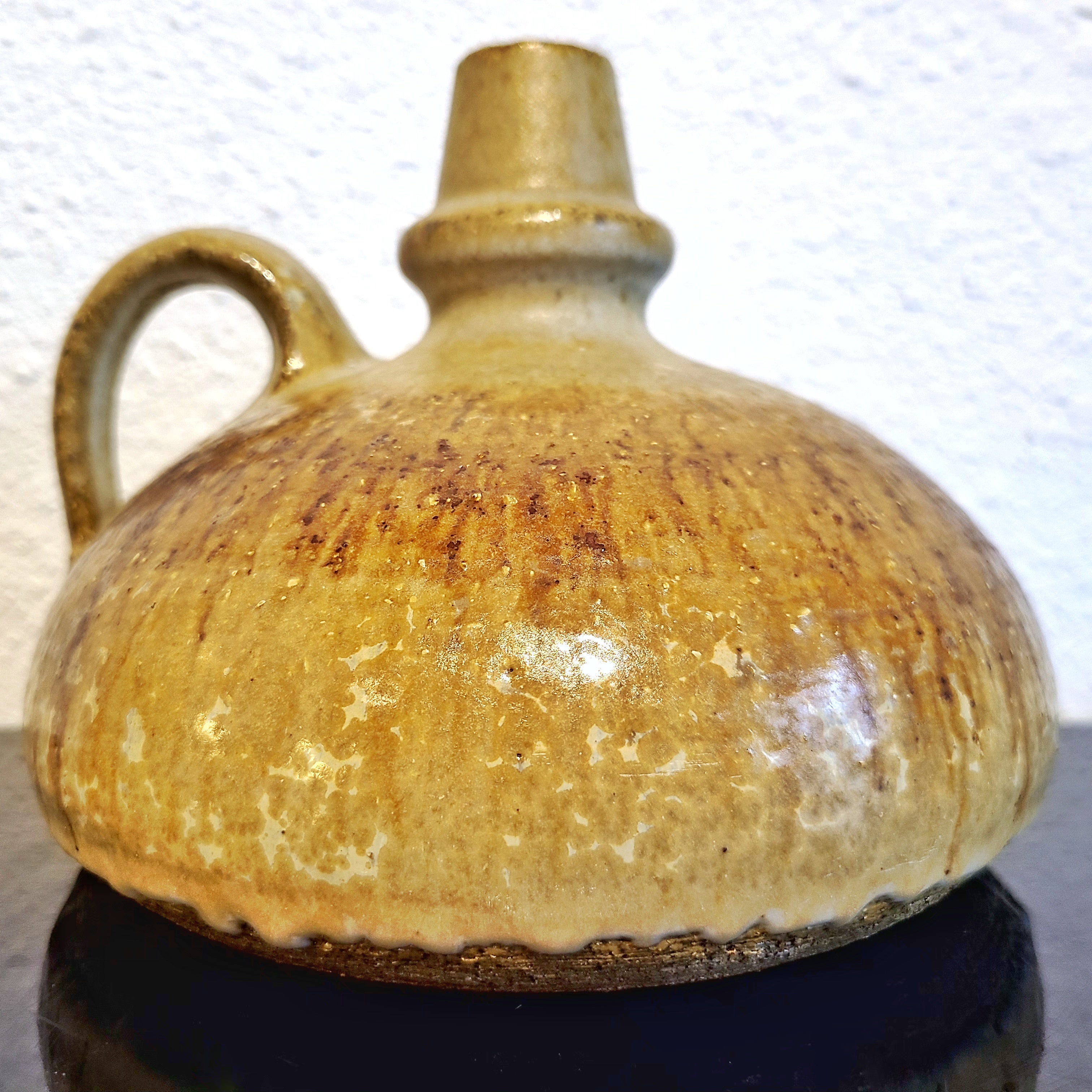 RUDI STAHL STUDIO POTTERY “UFO” VASE Nr. 7038/12