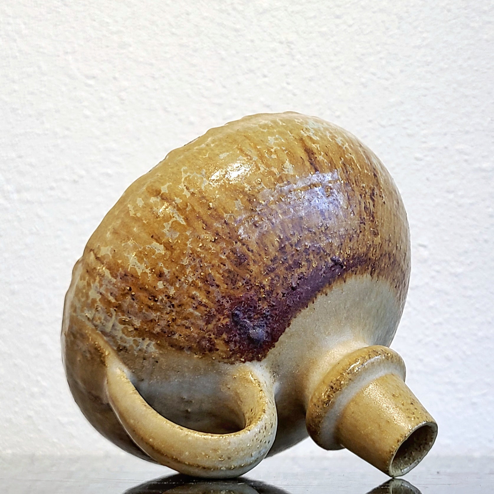 RUDI STAHL STUDIO POTTERY “UFO” VASE Nr. 7038/12