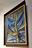 JOHN BAGGETT IMPASTO OIL ON MASONITE  STILL LIFE WITH YUCCA