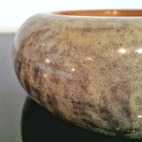 ALDO TURA LACQUERED GOATSKIN VIDE POCHE WITH METAL INSERT