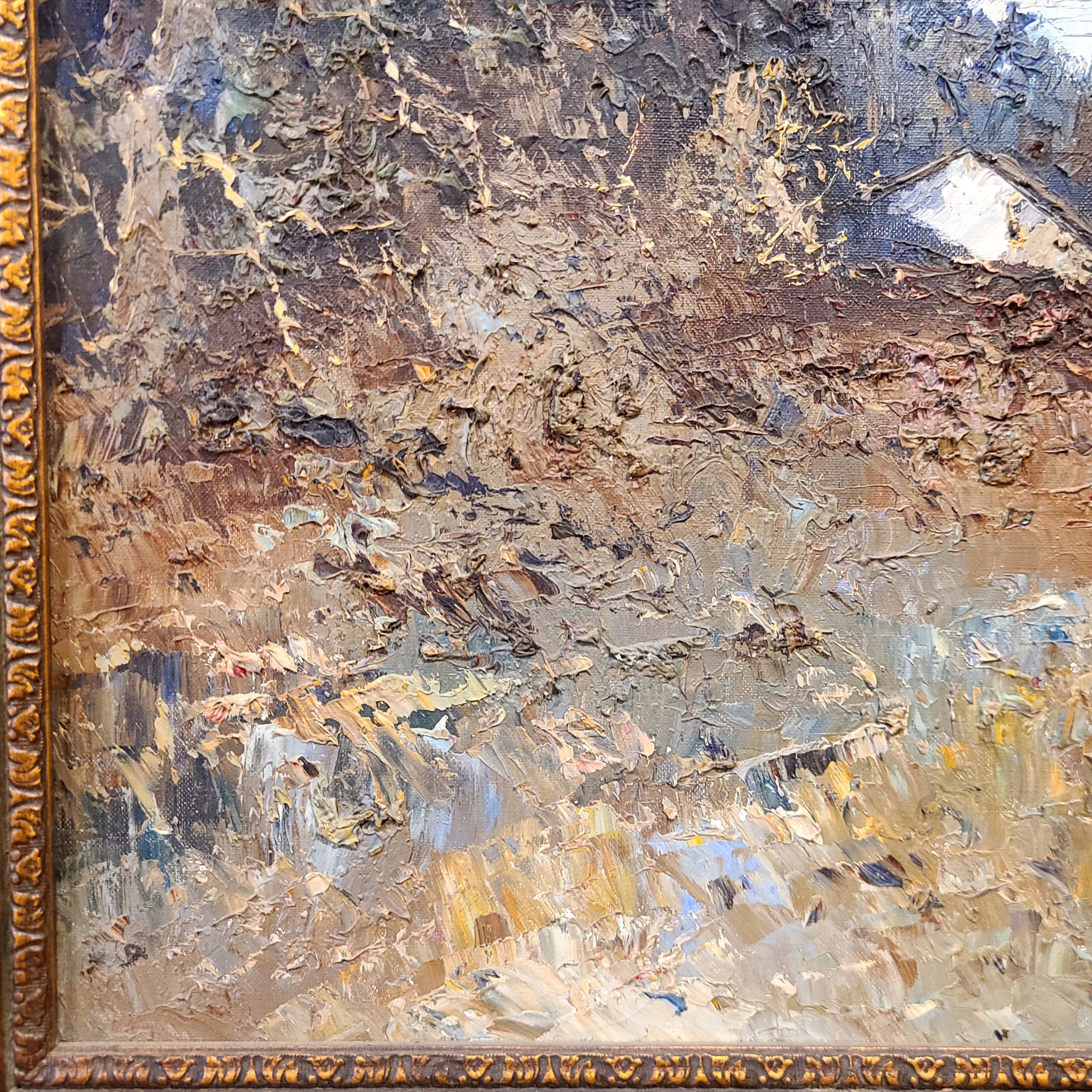 LANDSCAPE WITH VIEW OF LAKE BY WILLI BAUER (1980s)