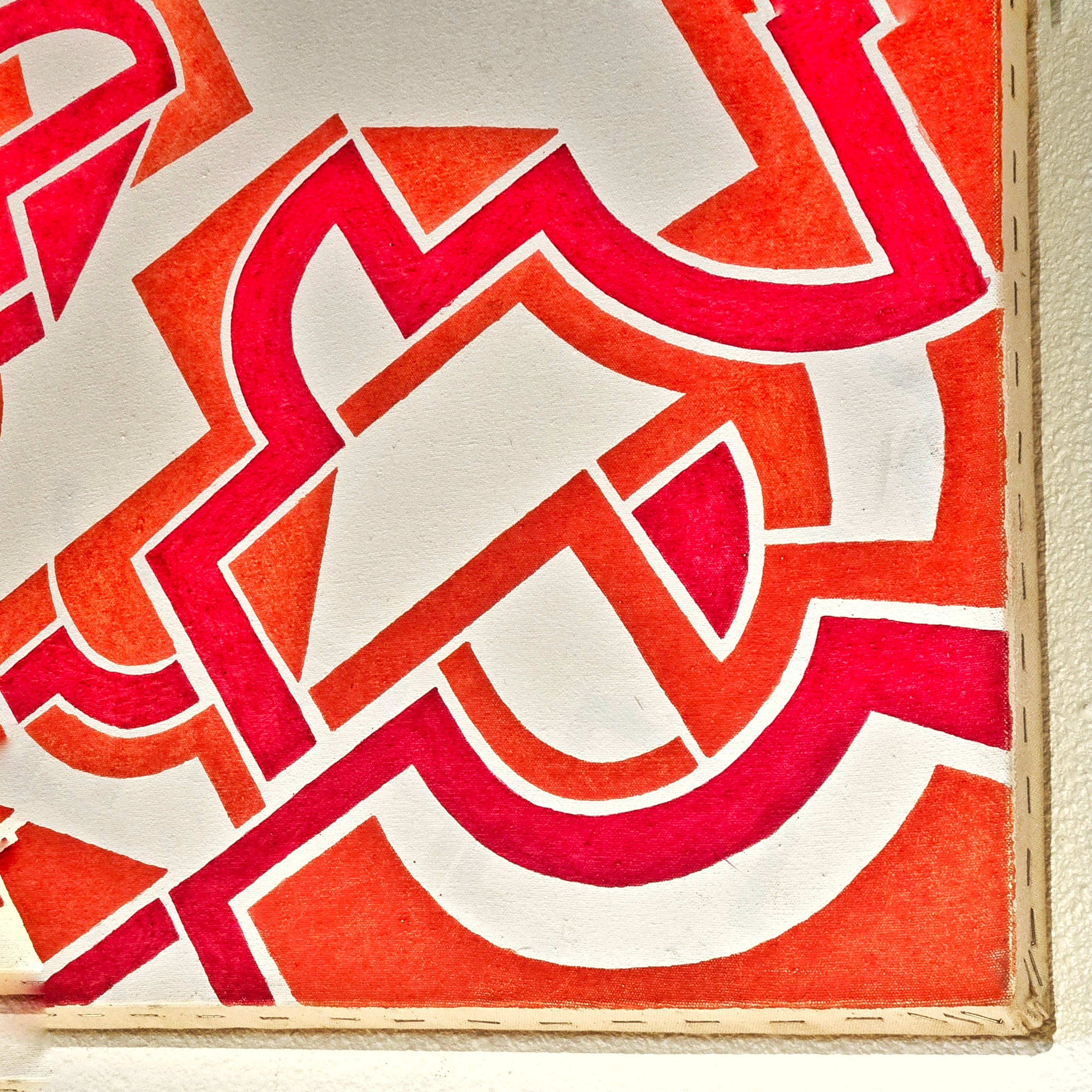 GEOMETRIC ABSTRACT BY FREDERIC M. FAILLACE (1970s)