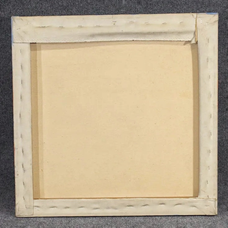 HARD-EDGE OP ART ACRYLIC BY NICK LUTTINGER (1970s)