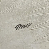 CLEAN-EDGE GEOMETRIC ABSTRACT SIGNED “MARX” (1980s)