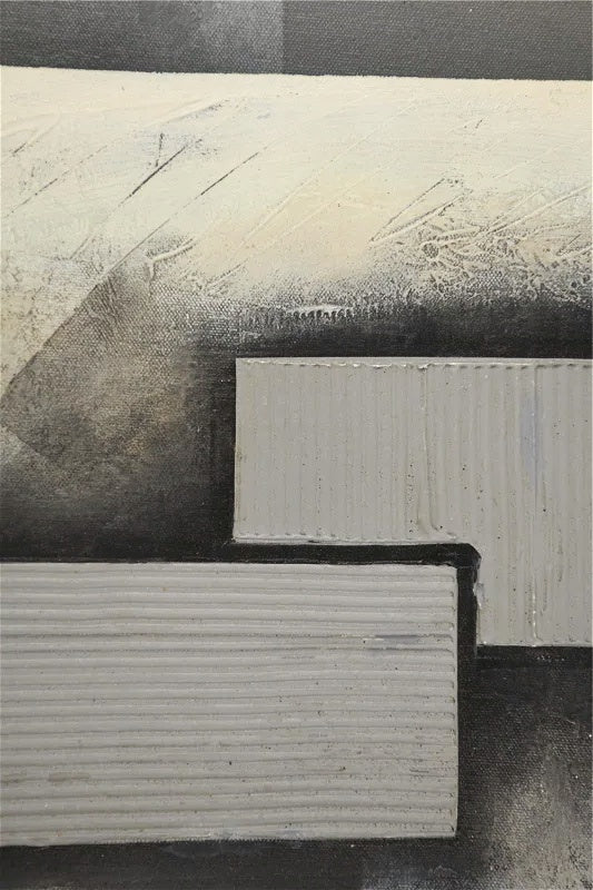 CLEAN-EDGE GEOMETRIC ABSTRACT SIGNED “MARX” (1980s)