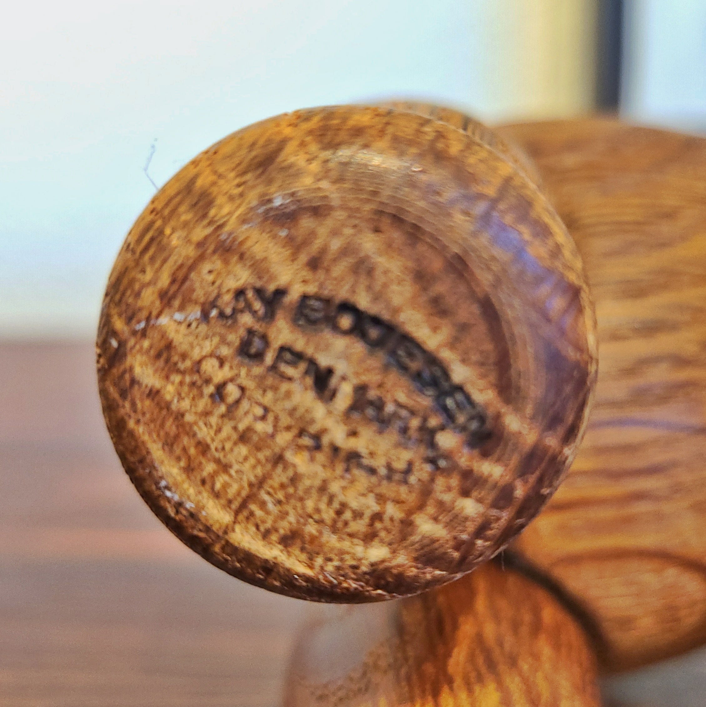 EARLY ORIGINAL ARTICULATED OAK ELEPHANT BY KAY BOJESEN (DENMARK)