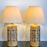 ELSPETH COHEN TABLE LAMPS FOR LAPID POTTERY (ISRAEL)