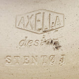 STONEWARE LIGHT FIXTURE BY AKSEL LARSEN  FOR AXELLA (DENMARK)