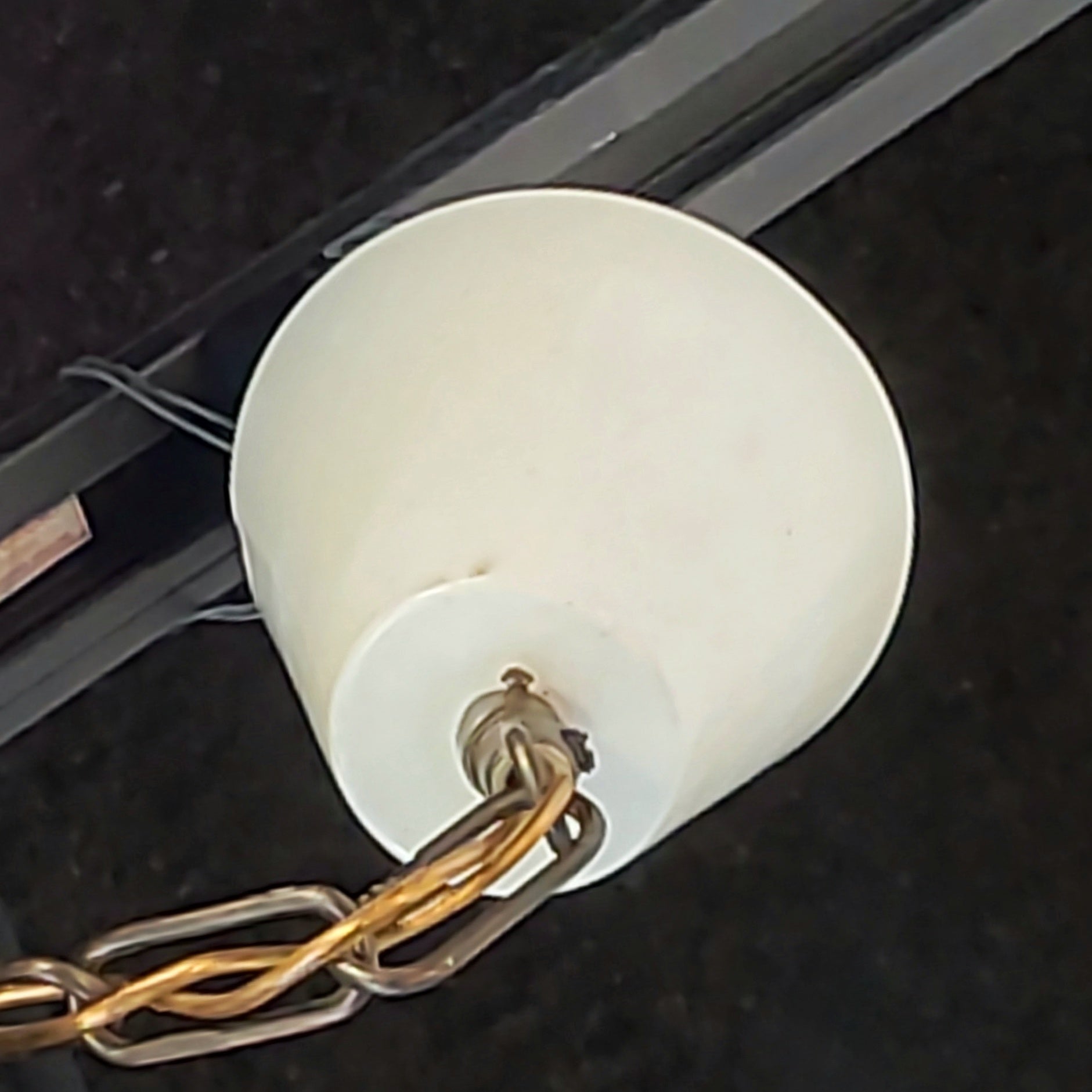 STONEWARE LIGHT FIXTURE BY AKSEL LARSEN  FOR AXELLA (DENMARK)