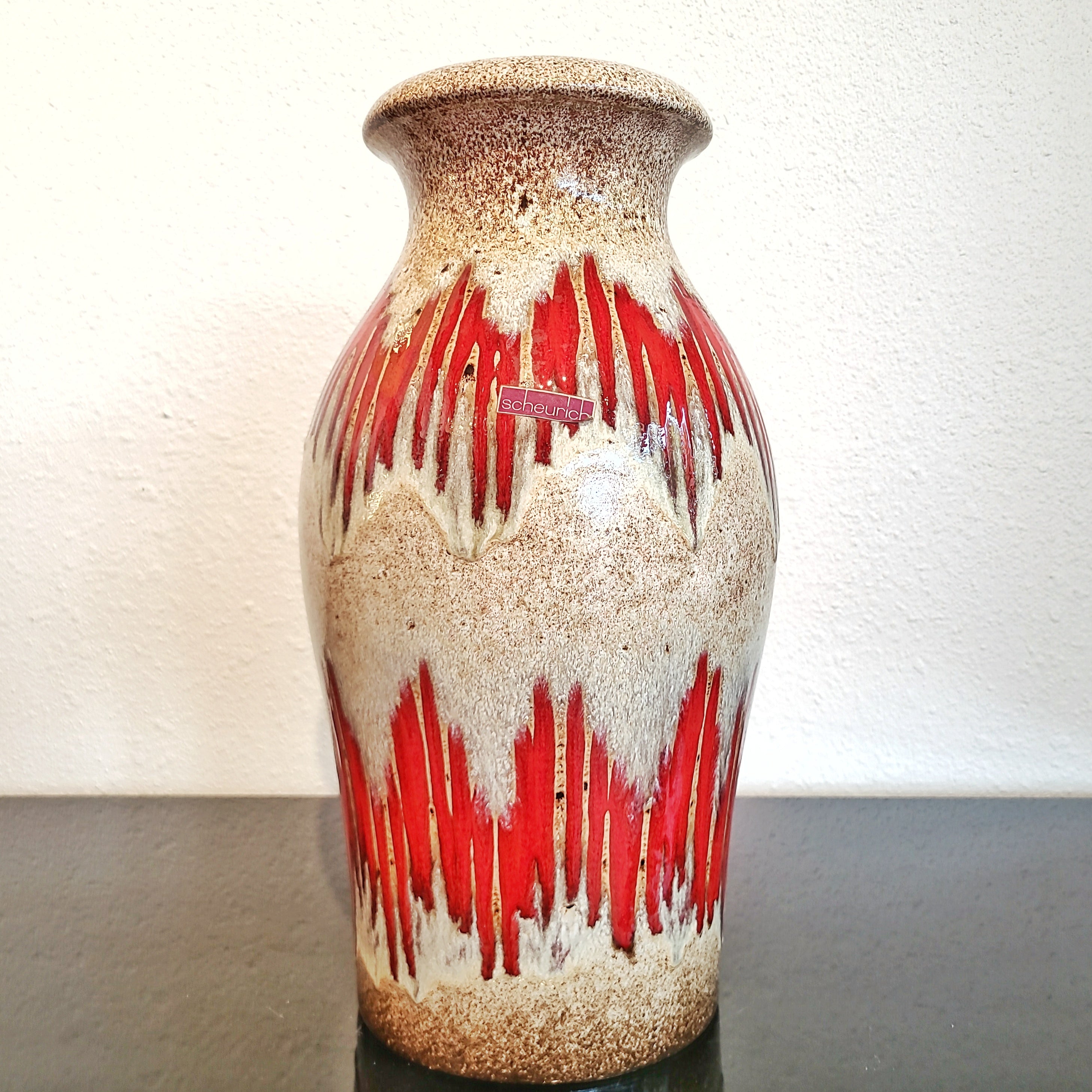 VIBRANT SCHEURICH ‘LORA’ FLOOR VASE Nr. 290/40