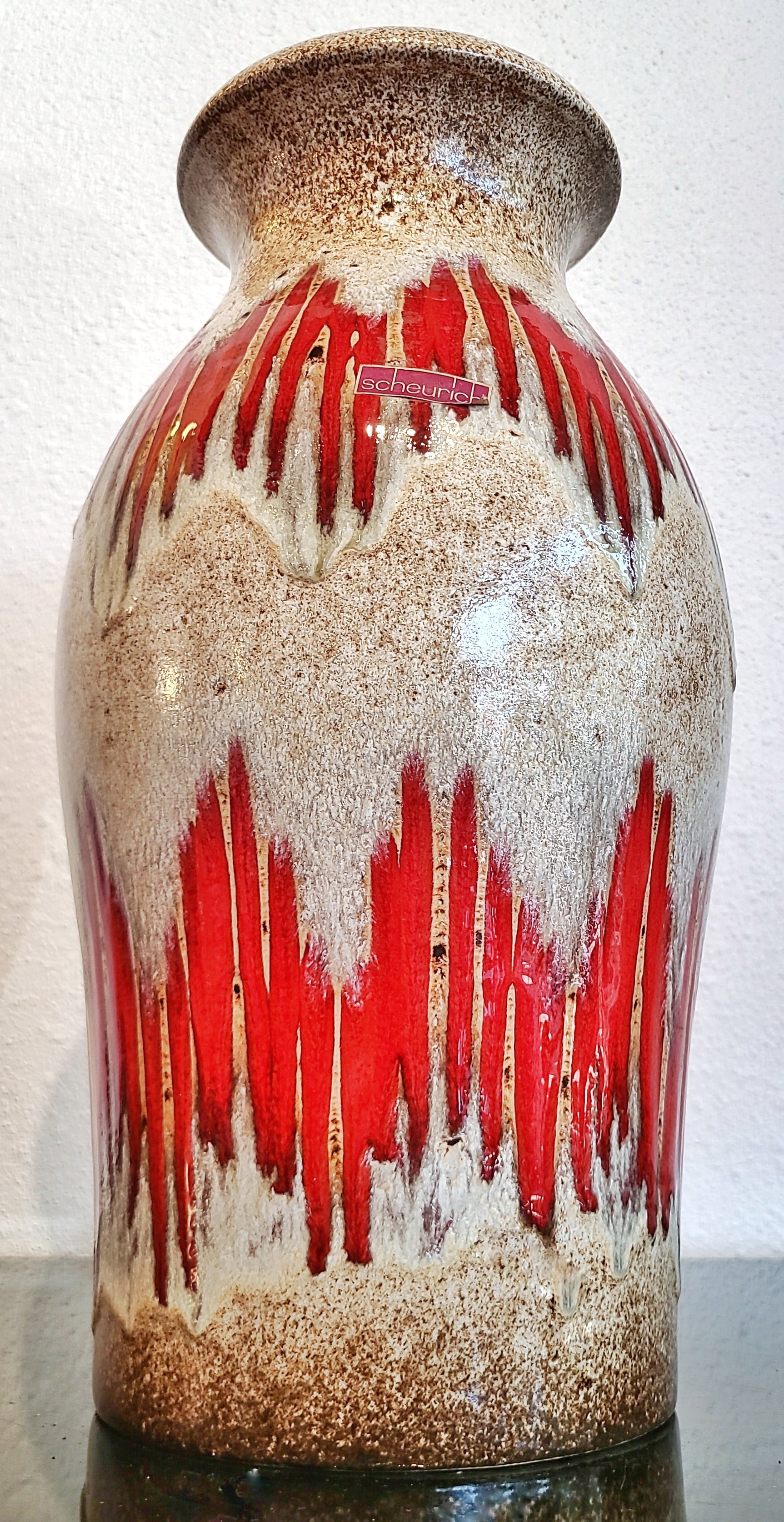 VIBRANT SCHEURICH ‘LORA’ FLOOR VASE Nr. 290/40