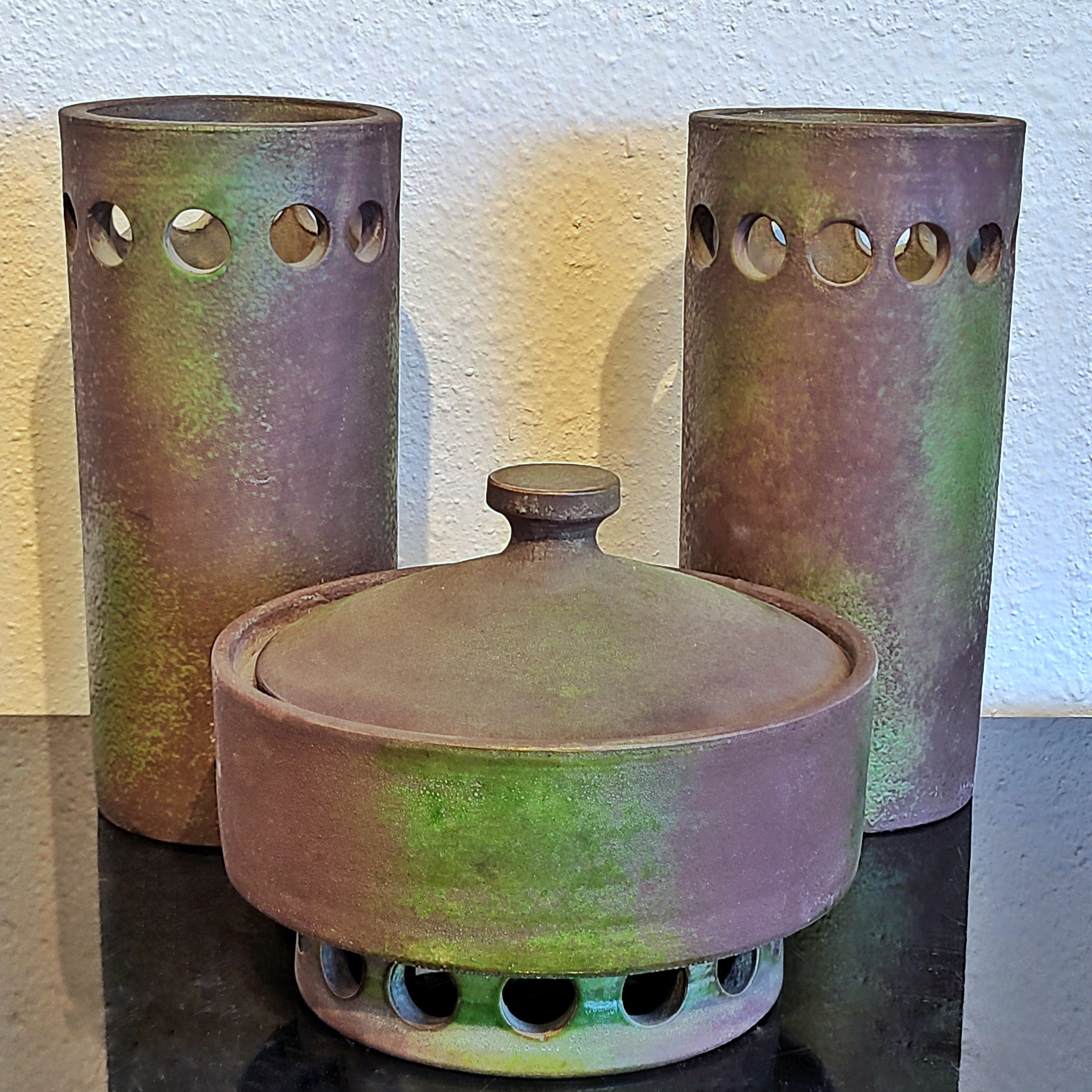 BITOSSI ‘ETRUSCAN’ DÉCOR CYLINDER VASE