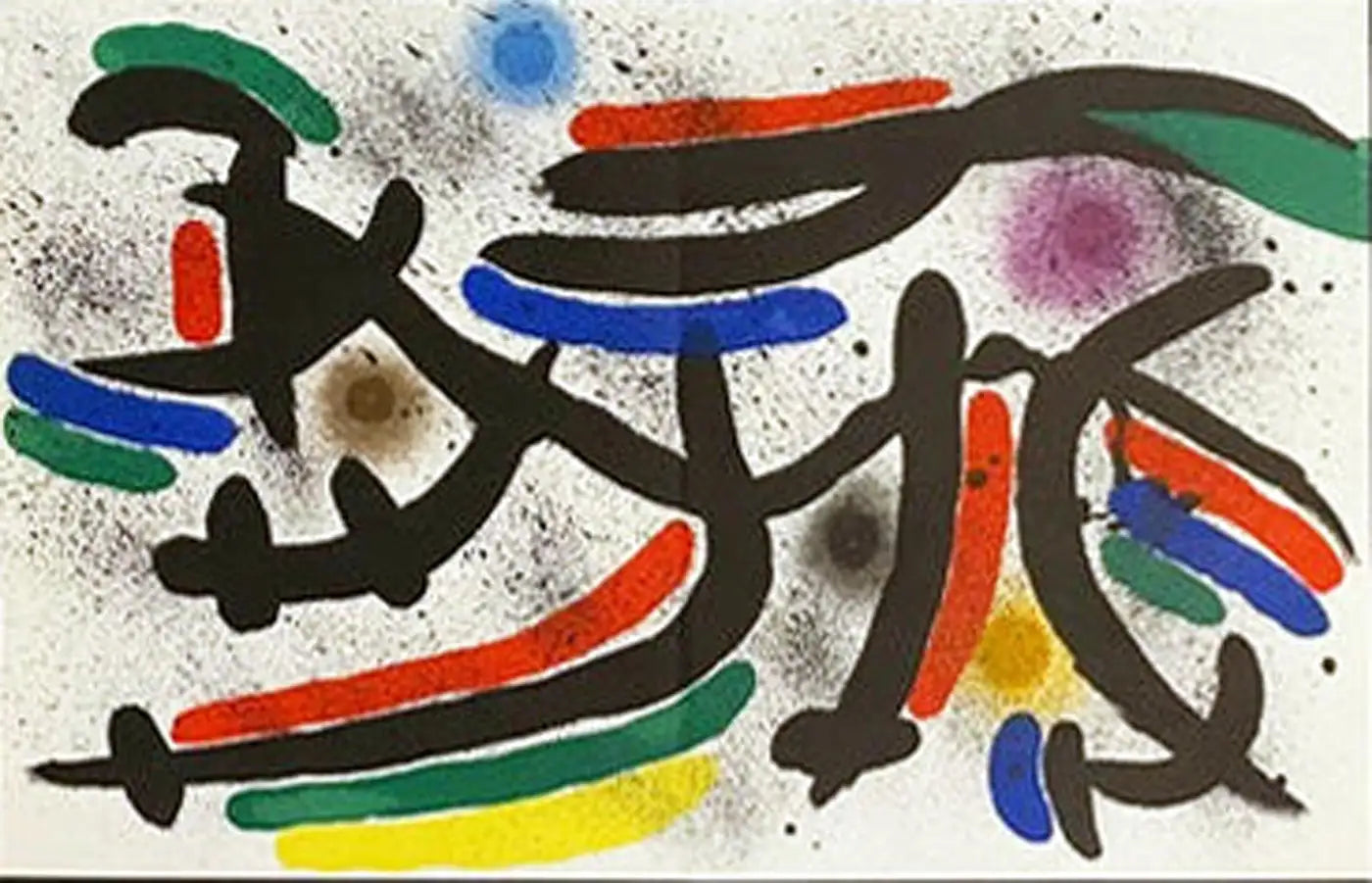 ‘PLATE IX - LITHOGRAPHE I’ BY JOAN MIRÓ (1972)