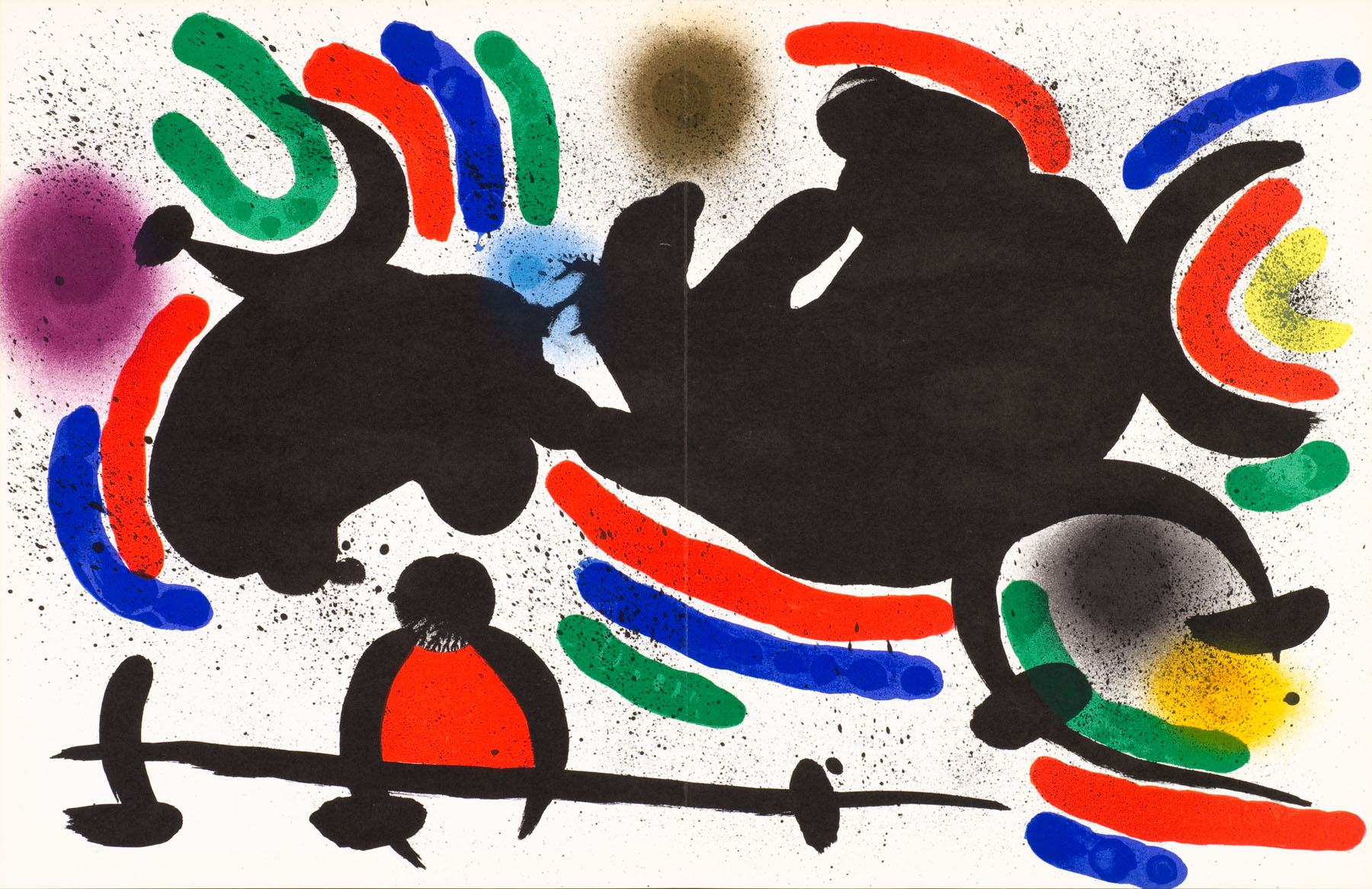 ‘PLATE IV - LITHOGRAPHE I’ BY JOAN MIRÓ (1972)