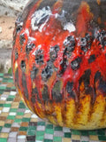 SCHEURICH KERAMIK ‘VULKAN’ CERAMOS BALL VASE Nr. 284/19