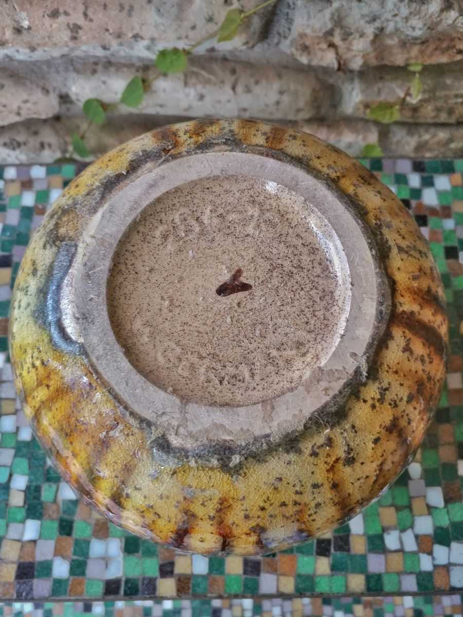 SCHEURICH KERAMIK ‘VULKAN’ CERAMOS BALL VASE Nr. 284/19