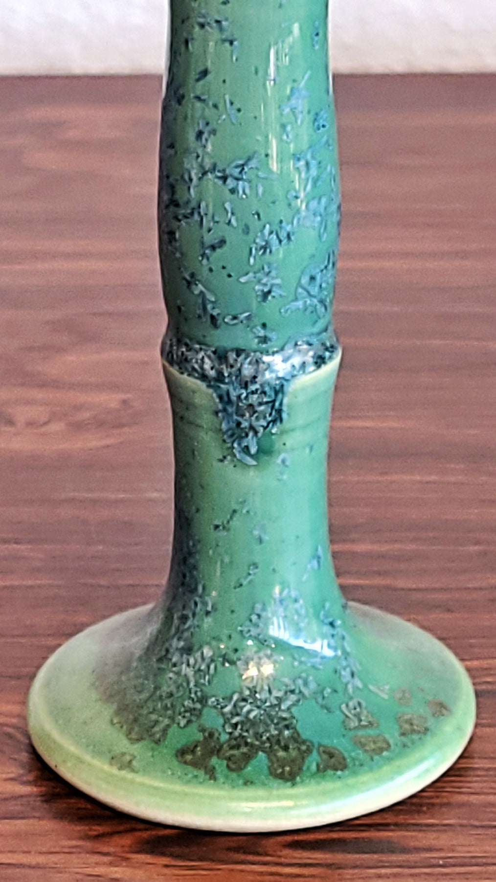 SCHMIDT-TUMMELEY CRYSTALLINE BUD VASE FOR JUIST (1960s)
