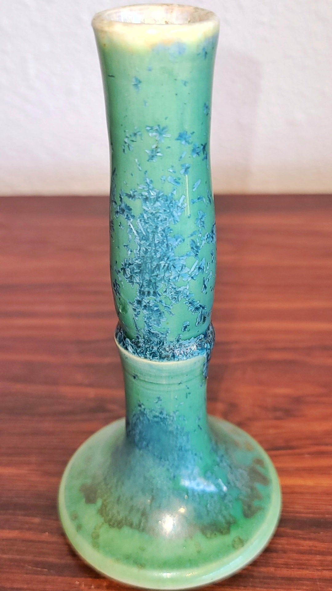 SCHMIDT-TUMMELEY CRYSTALLINE BUD VASE FOR JUIST (1960s)