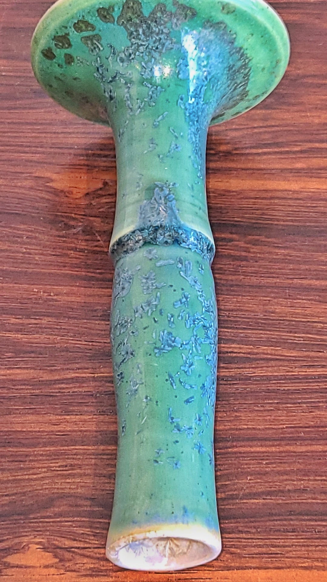 SCHMIDT-TUMMELEY CRYSTALLINE BUD VASE FOR JUIST (1960s)