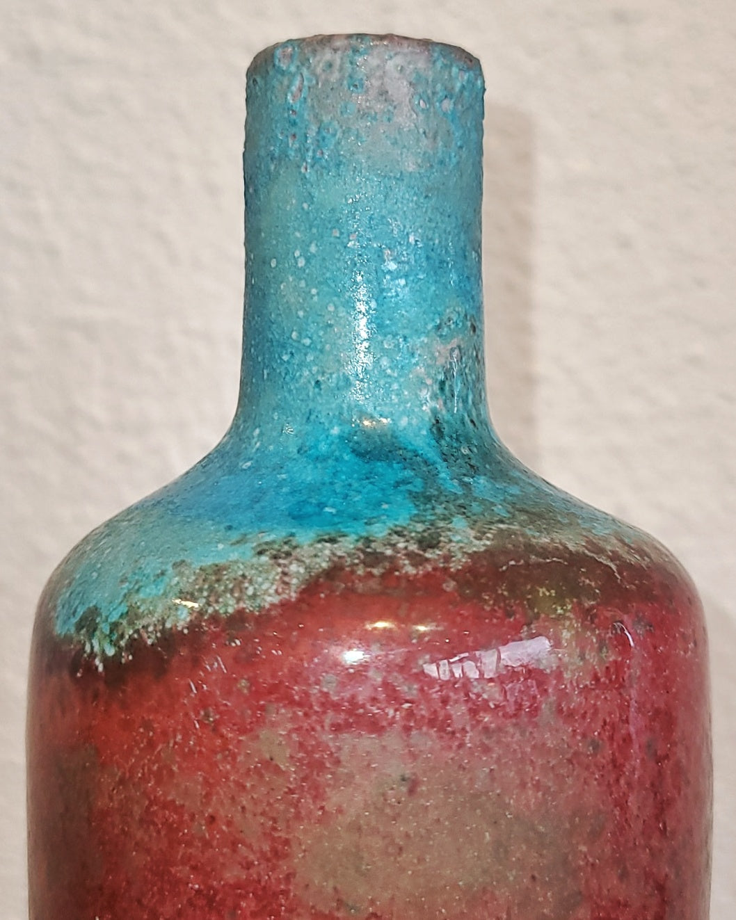 BOTTLE-SHAPED STUDIO VASE BY MARGARETE SCHOTT