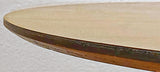 ITALIAN TRESTLE DINING TABLE OF TUBULAR STEEL AND LAMINATE ON PLYWOOD