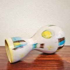 GUIDO GAMBONE GOURD SHAPED CRACKLE-GLAZE VASE (REPAIRED)