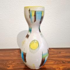 GUIDO GAMBONE GOURD SHAPED CRACKLE-GLAZE VASE (REPAIRED)