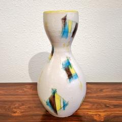GUIDO GAMBONE GOURD SHAPED CRACKLE-GLAZE VASE (REPAIRED)