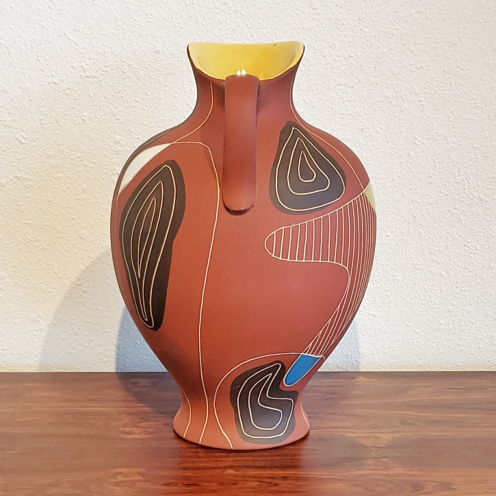 BODO MANS ‘BRASIL’ FLOOR VASE 291/40 FOR BAY KERAMIK (RARE)